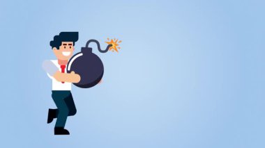 Bir Edebiyat Bombası Riski ve Acil Durum İllüstrasyonuyla Kaçan İşadamı