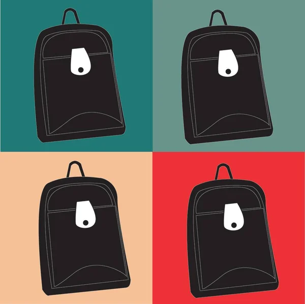 Black sling bag vector design. Can be edited again as needed. This design can be used for mock ups, product templates, and more.