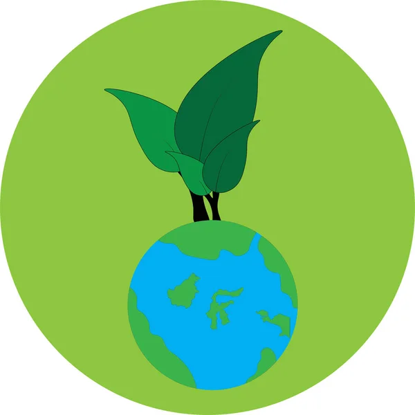 save this planet, the globe and plants, the earth of Indonesia. earth day concept.
