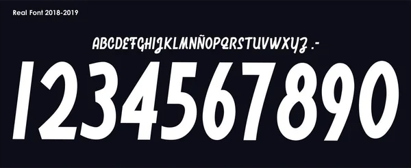 Font Vector Team 2023 2024 Kit Sport Style Font Arsenal Stock Vector by  ©Ozymandias1927 666014352