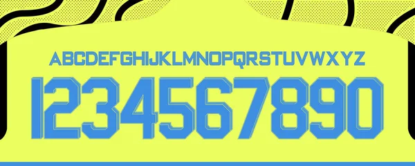 Police Vector Team 2023 2024 Kit Sport Style Font Arsenal — Image vectorielle