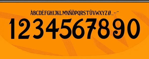 yazı tipi vektör takımı 2024 - 2025 kit spor tipi yazı tipi. Gerçek Madrid yazı tipi. İçinde çizgiler olan futbol tarzı yazı tipi. İspanya futbol takımı için spor stili harfler ve numaralar