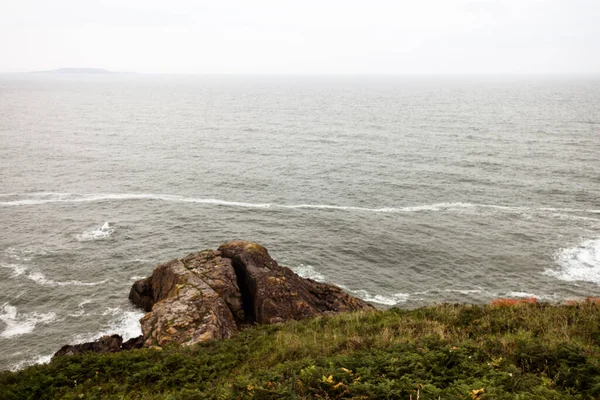 Vacker Utsikt Över Havskusten Hejsan Dublin Irland — Stockfoto