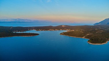 Loviste Hırvatistan, Pljesac. Üst görünüm.