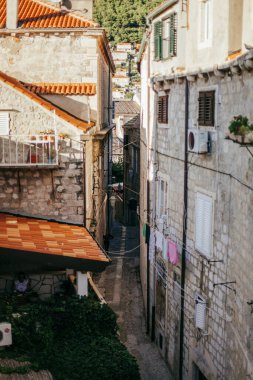 Eski şehir Dubrovnik şehir, Hırvatistan.