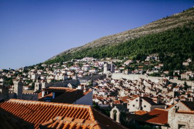 Eski şehir Dubrovnik şehir, Hırvatistan.