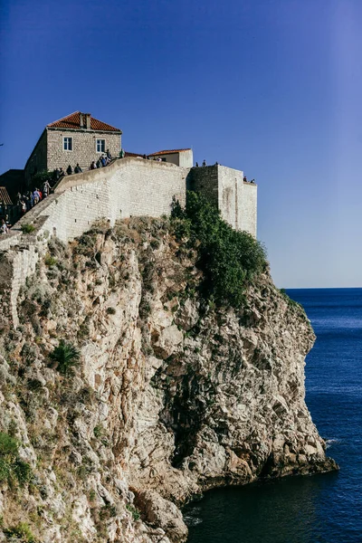 Óváros Középkori Dubrovnik Horvátországban — Stock Fotó