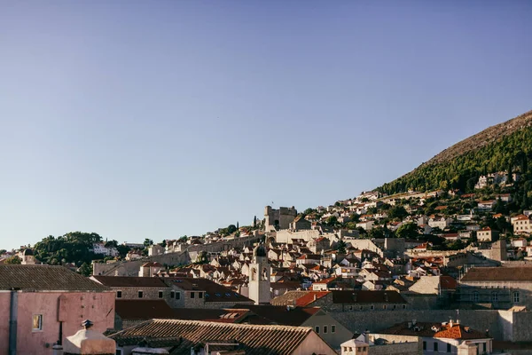 Oude Stad Centrum Van Dubrovnik Kroatië — Stockfoto