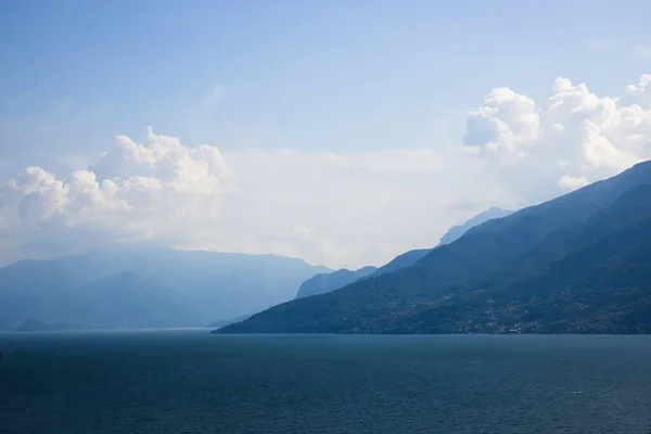 Ορεινή Περιοχή Κοντά Στη Λίμνη Κόμο Στην Ιταλία Βόρειο Τμήμα — Φωτογραφία Αρχείου