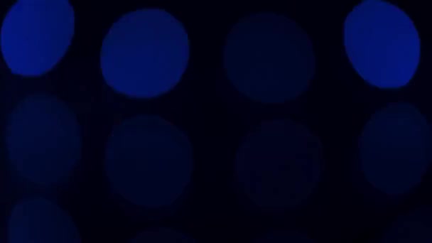 Velvet Night Blue Flou Envoûtant Scintillement Lumières Azur Sur Une — Video