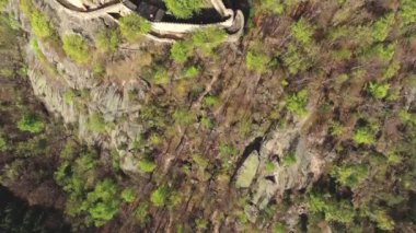 Chojnik Şatosu 'ndan nefes kesici insansız hava aracı görüntüleri