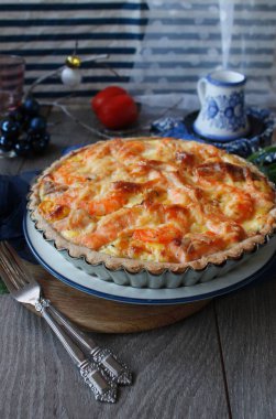 Karidesli balık kiş.