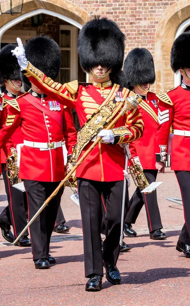 Scots Guards Musicians London — Stock Photo, Image