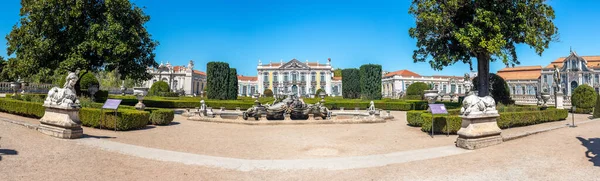 Panorama Dans Les Jardins Palais National Queluz Portugal — Stok Foto