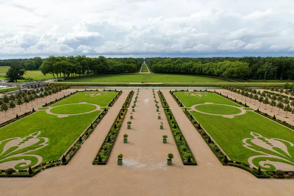 Gardens Chambord Castle Loire Valley France — Stock Photo, Image