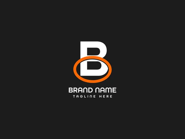 B現代文字のロゴ — ストックベクタ