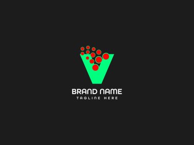 v modern harf logosu