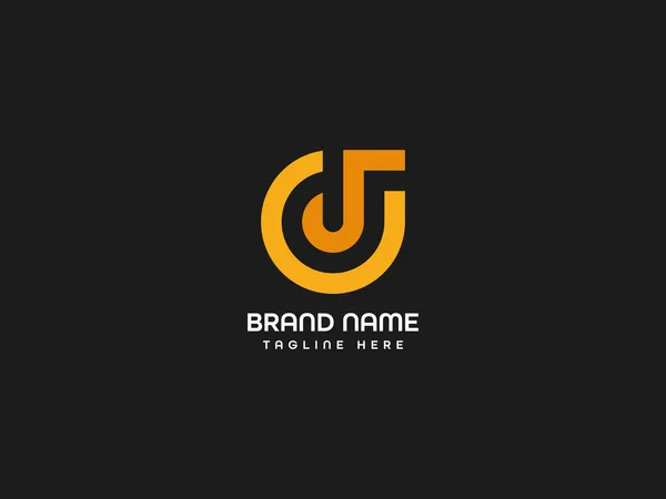 Logotipo Carta Moderna —  Vetores de Stock