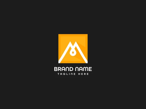 Ich Bin Modernes Letter Logo Design — Stockvektor