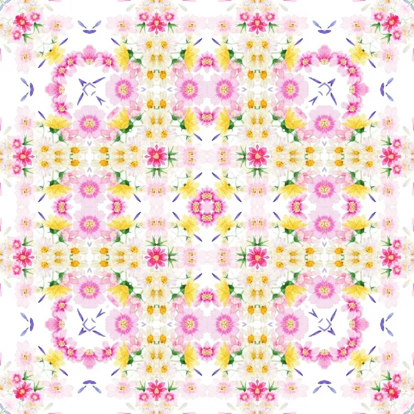 Pattern Tile Mandala Seamless Design Digital Illustration Decoration Ornament Ornamental — Stock Photo, Image