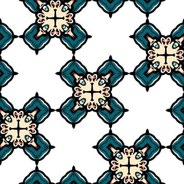 Desen, kiremit, mandala, pürüzsüz, tasarım, dijital, illüstrasyon, dekorasyon, süs, süs, sanat, simetrik, sembol, duvar kağıdı, arkaplan, element, dekor, doku, biçim, süsleme, güzel