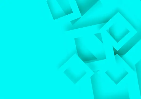 Abstrakte Aqua Farbe Geometrische Formen Hintergrund — Stockfoto