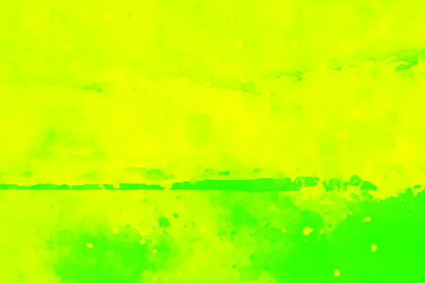 Verde Amarelo Textura Aquarela Fundo — Fotografia de Stock
