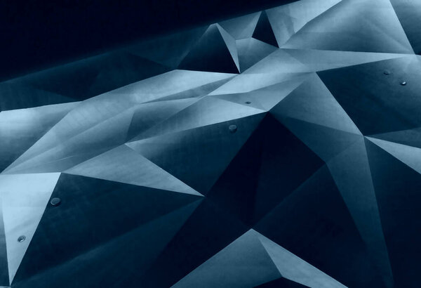 Dark Romantic Blue Abstract Creative Background Design