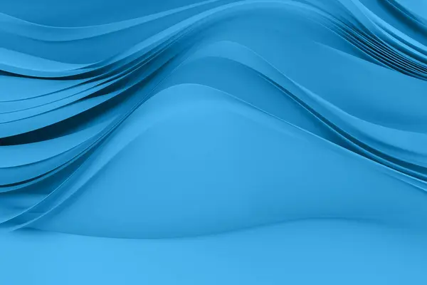 stock image Elegant Picton Blue Curve Background for Modern Designs