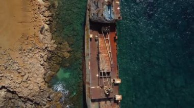 Bir gemi enkazı üzerinde İHA uçuşu, EDRO III, Kıbrıs