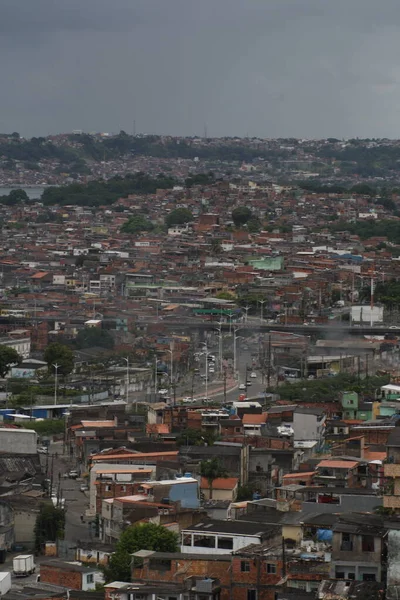 Uitzicht Stad Salvador Bahia Brazilië — Stockfoto