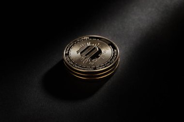 Solana SOL madeni para - kripto para, kripto para, bozuk para, blok zinciri, altın