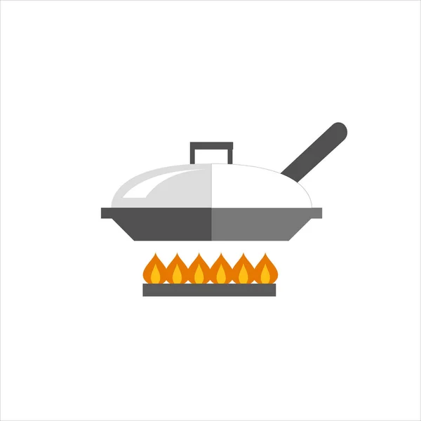 Kochausrüstung Symbol Grafik Design Vektor Illustration — Stockvektor