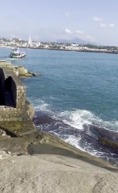 Deniz kıyısının manzarası