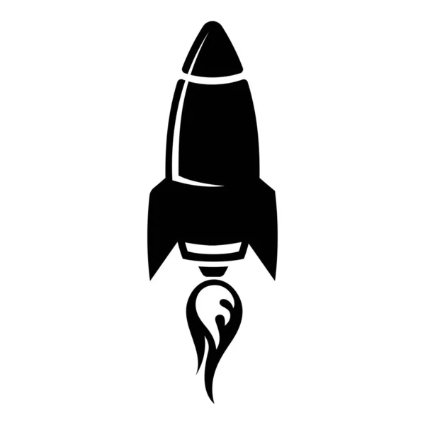 Rocket Icons Rocket Fire Symbol Vector Elements Infographic Web — Stock Vector