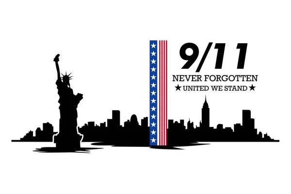 911 Patriota Dia Fundo Patriota Dia Setembro Imagem Vetorial Nunca Gráficos De Vetores