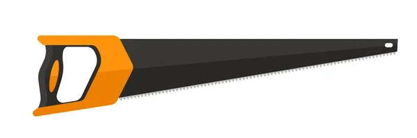 Ícone Instrumento Madeira Serra Mão Vector Clip Arte Cor Ilustração —  Vetores de Stock