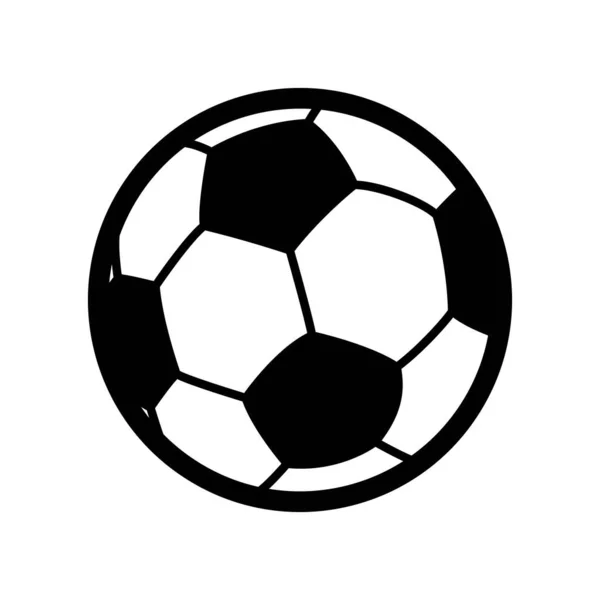 Иллюстрация Стиля Socheball Ball Football Icon — стоковый вектор