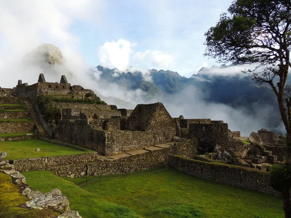 ペルーのマチュピチュの古代都市の遺跡 — ストック写真