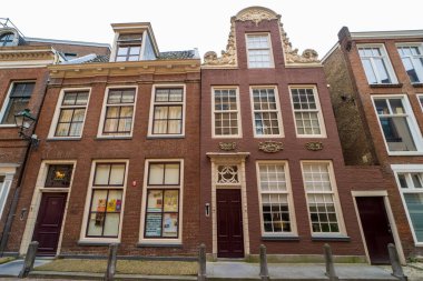 Hollanda, Leeuwarden 'da bir sokak.