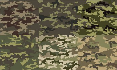 yeşil kamuflaj doku vektörü