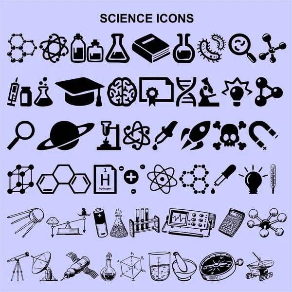 set of Science Icons vector