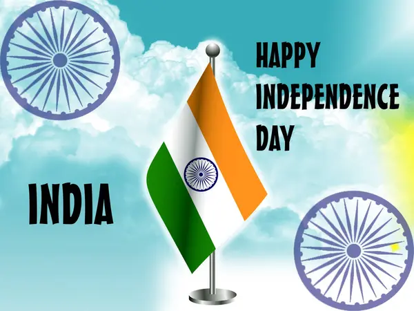 stock image Design for independence India 2024