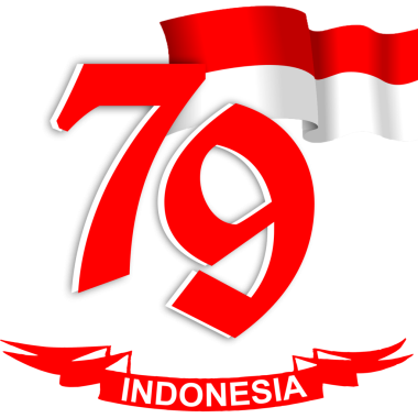 Endonezya Bağımsızlık Günü Logosu 79 