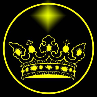 Crown tasarım logo vektörü