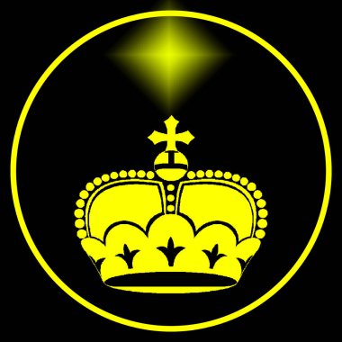 Crown tasarım logo vektörü