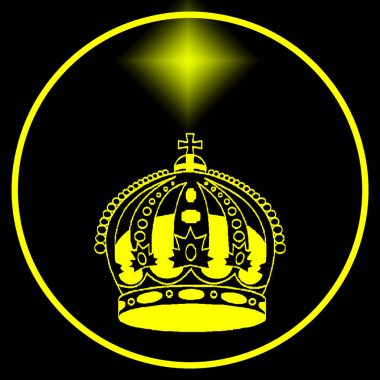 Crown tasarım logo vektörü