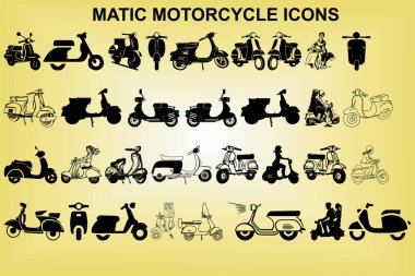 motosiklet simgesi belirleme vektörü