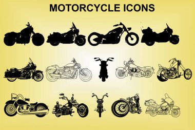 motorcyle simgesi belirleme vektörü