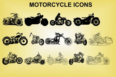 motorcyle simgesi belirleme vektörü